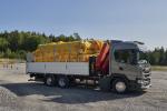 Scania G 410 6x2 Flatbed with Crane 2017 года
